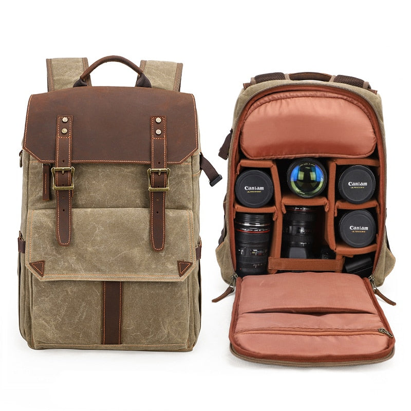 Waterproof Batik Camera Backpack