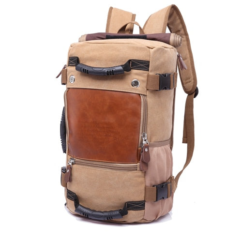 Leather Travel Backpack